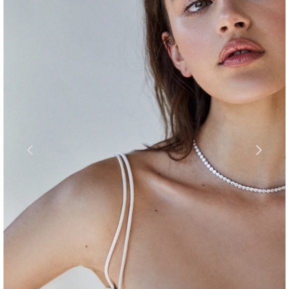Lili Claspe Reese Tennis Necklace Short 